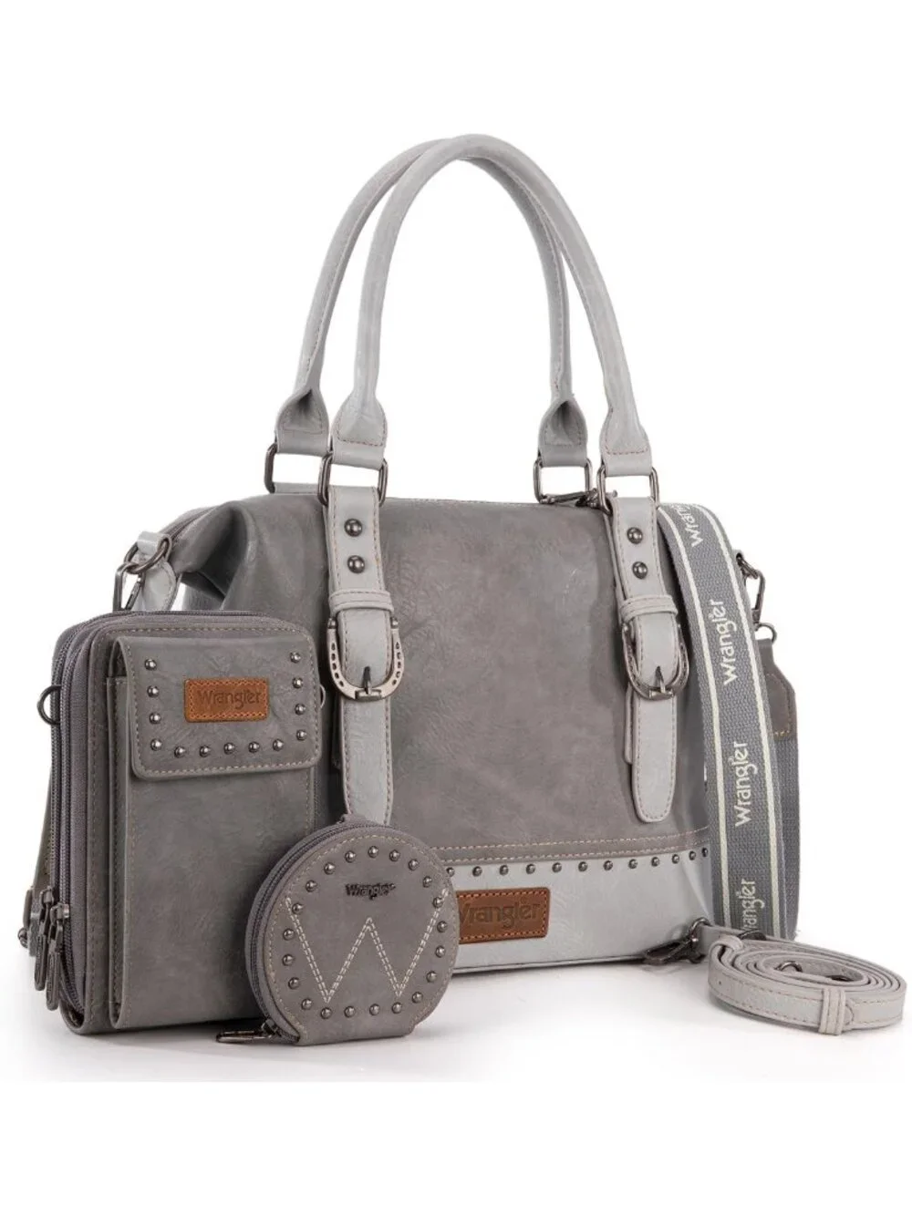 Stylish 3-Piece Women's Doctor Bag Set - Top-Handle Satchel, Cell Phone Bag